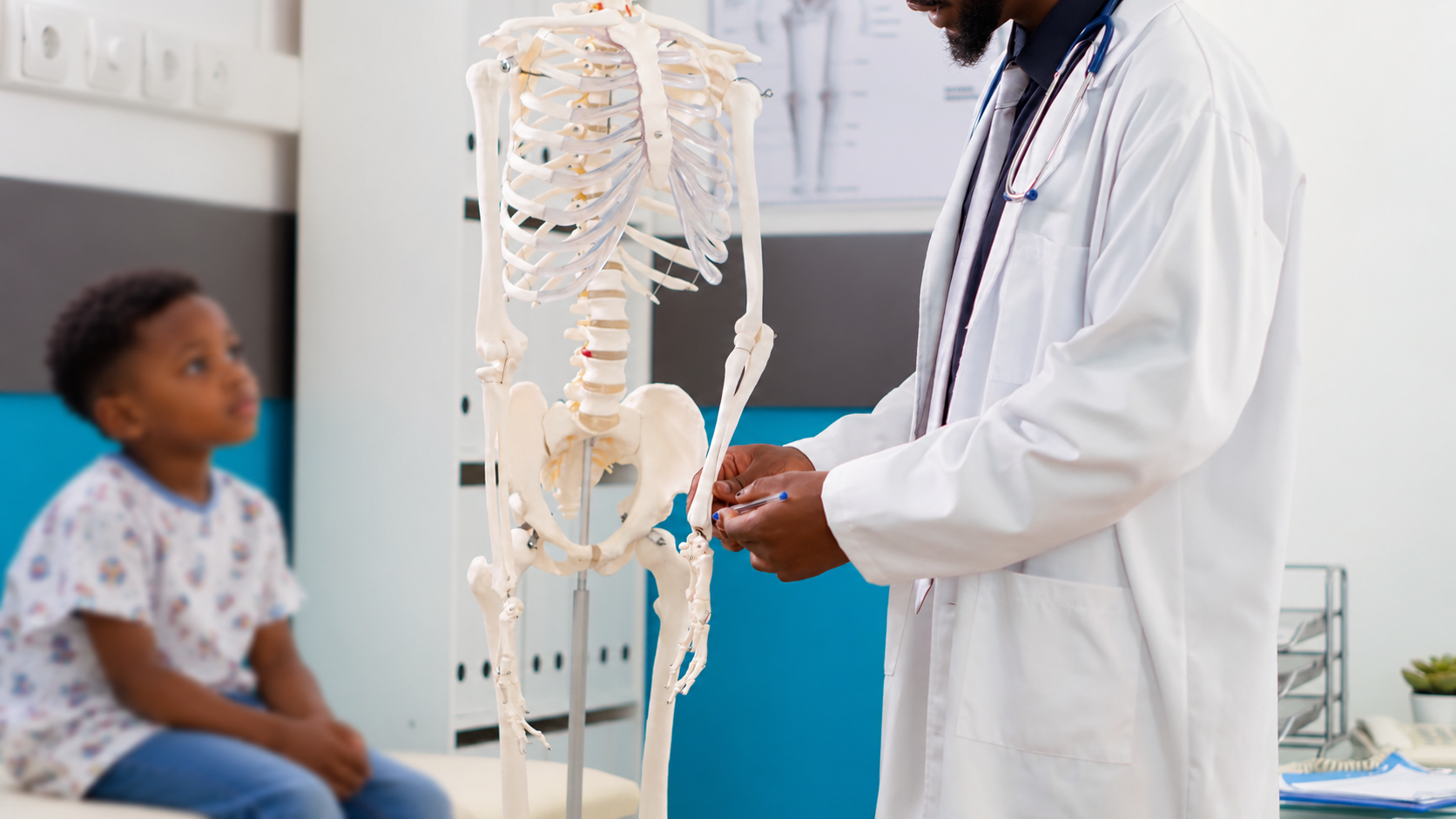 Surgical team performing a procedure in the operating theatre